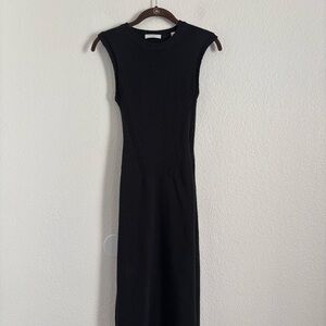 Equipment Women's Size XS Blue Knit Midi Dress